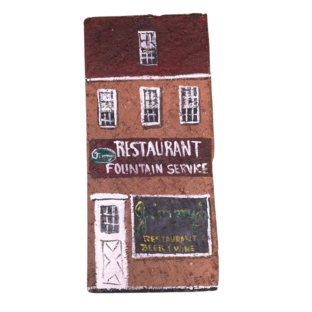 Linda Amtmann Hand Painted Brick – Jimmy’s