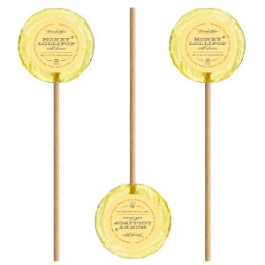 Bee Inspired- Kosher Honey Lollipops -Lemon