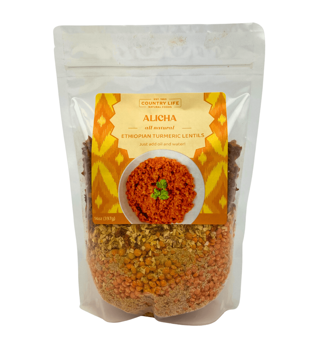 Alicha – Mild Ethiopian Red Lentils