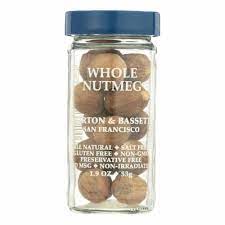 Morton & Bassett – Nutmeg Whole, 2.2 Oz – Pack of 3