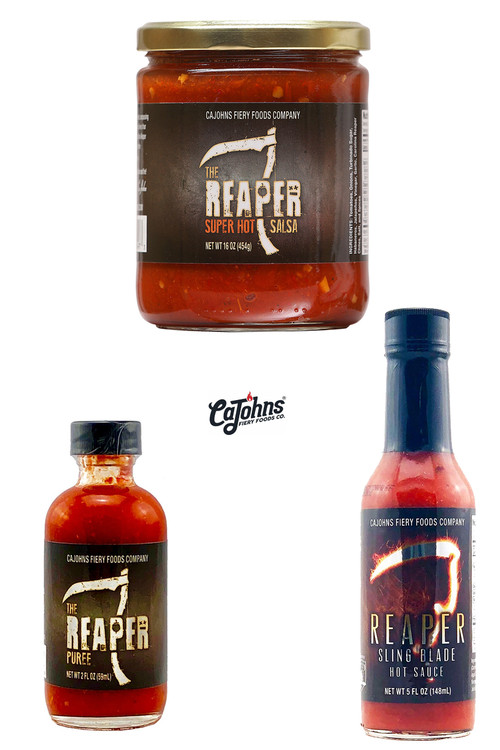 CaJohn’s Reaper Gift Set, 1/2oz, 1/5oz, 1/16oz.