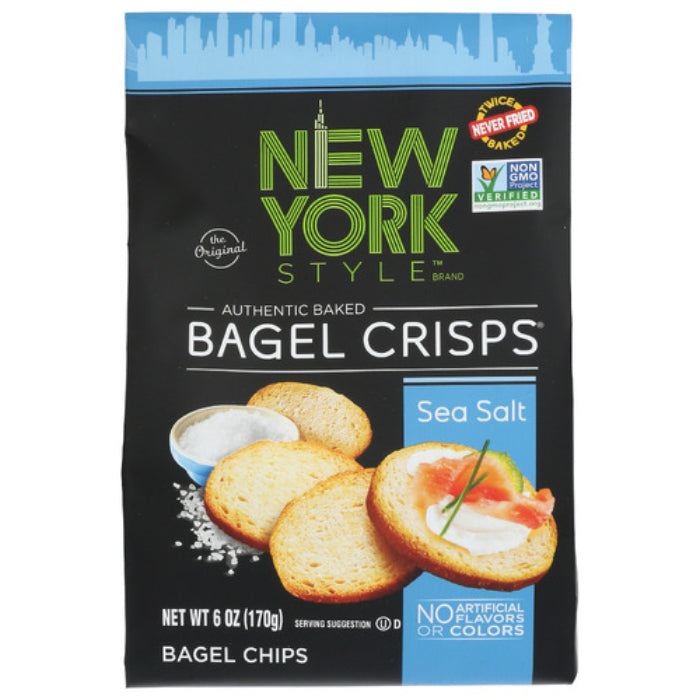 NEW YORK – STYLE BAGEL CRISP SEASALT 6 OZ – Pack of 6