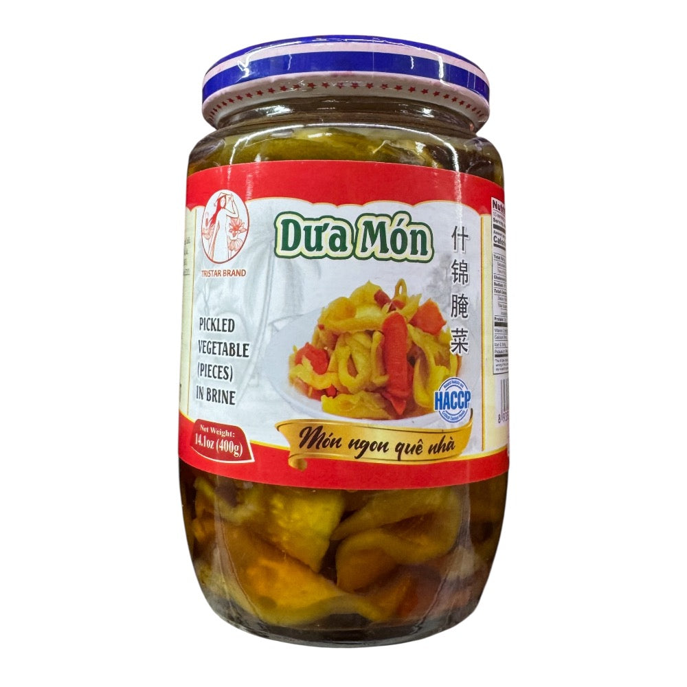 Tristar Brand Pickled Vegetarian (Pieces) in Brine (Du’a Mon)