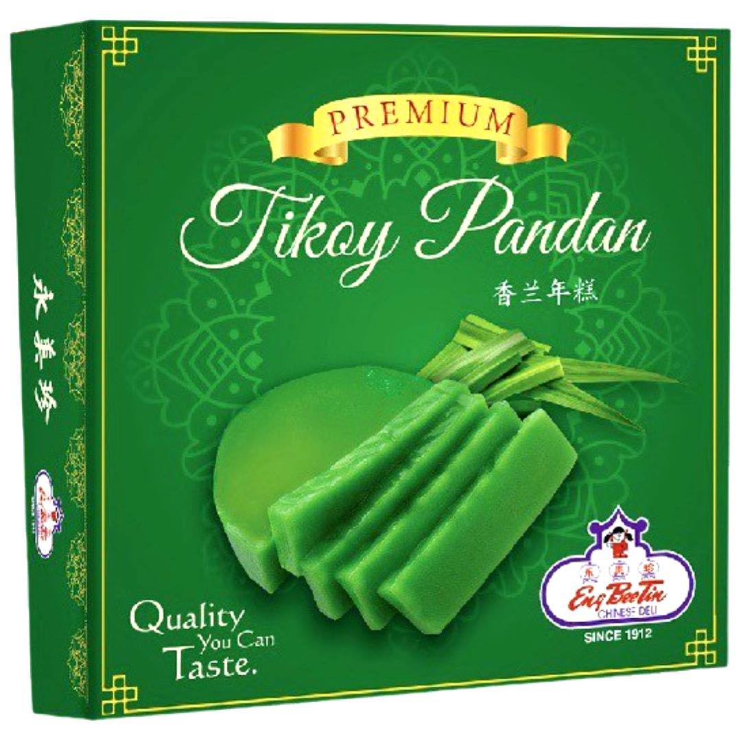 Eng Bee Tin – Tikoy – Pandan – Glutinous Rice Cake – 650 G