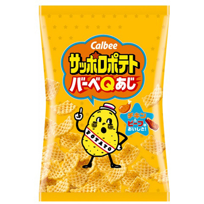 Calbee “Sapporo Potato, BBQ flavor”, 80g