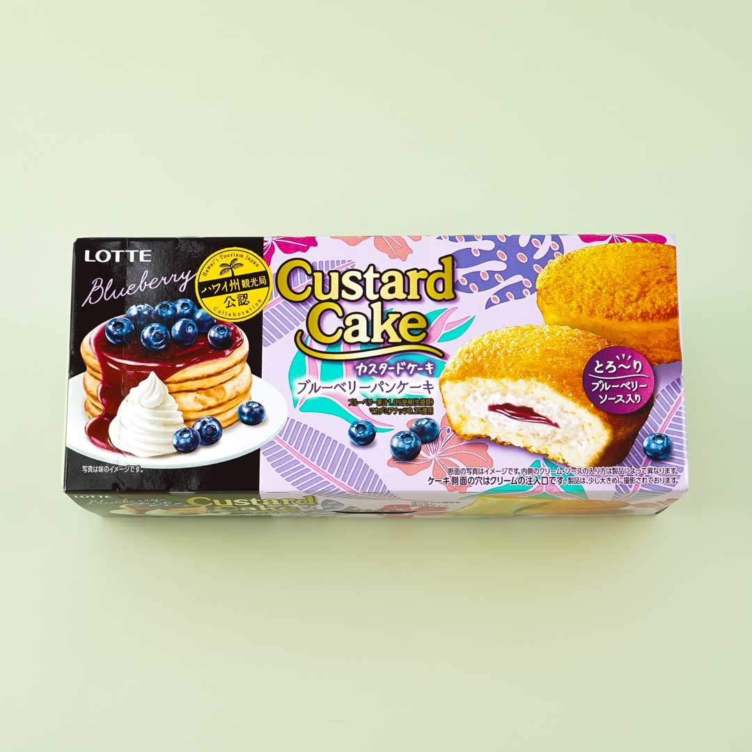 Lotte Custard Cake – Blueberry Pancake