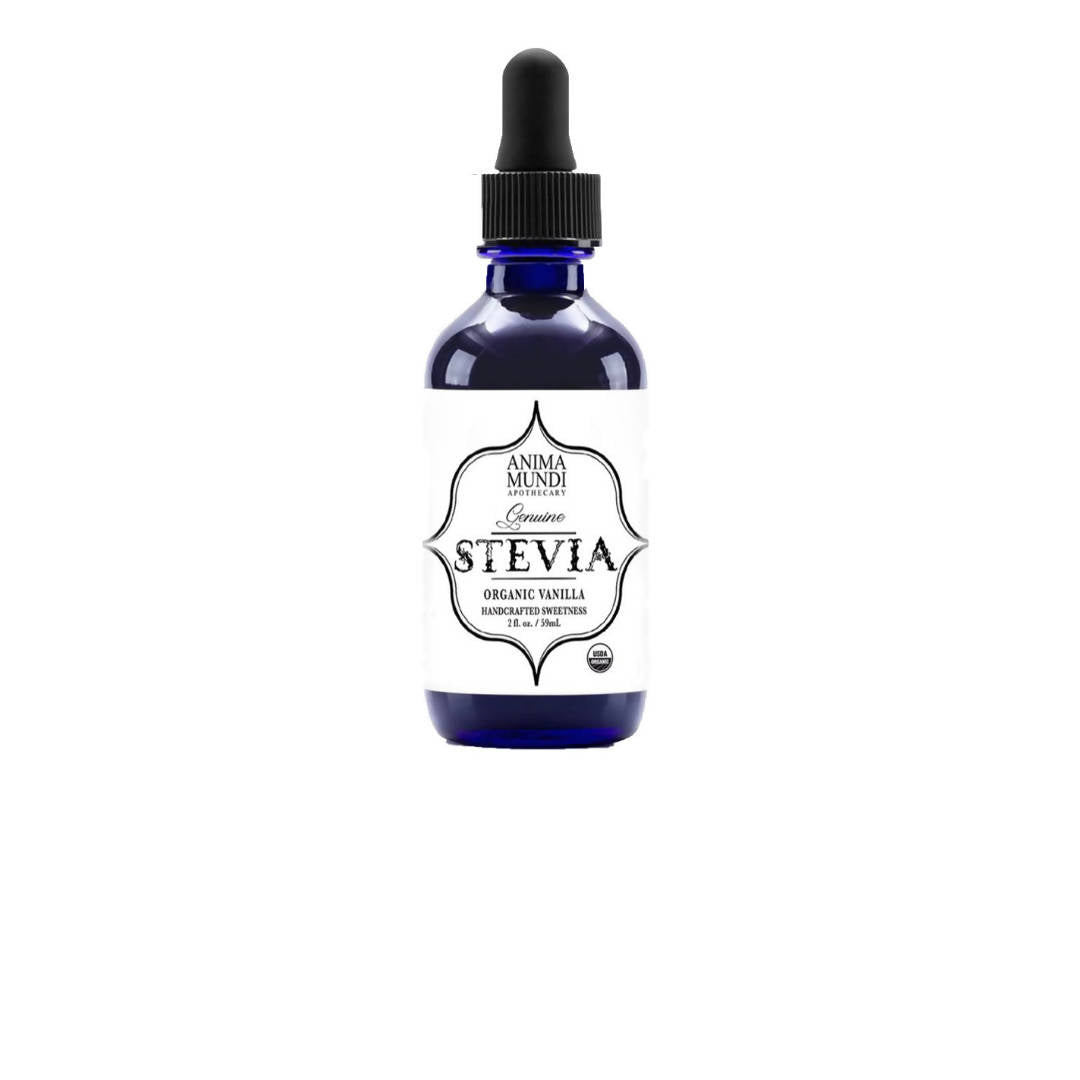 Stevia Leaf Sweetener Extract + Vanilla Droppers, Organic Wild – 4 Bottles x 2oz