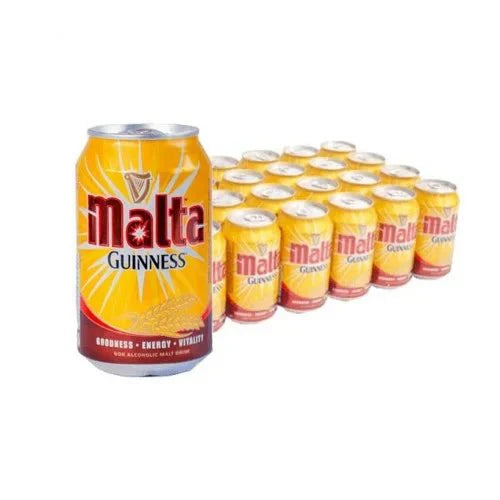 Malta Guinness Can – Pack of 6 Refreshing Non-Alcoholic Malt Drinks