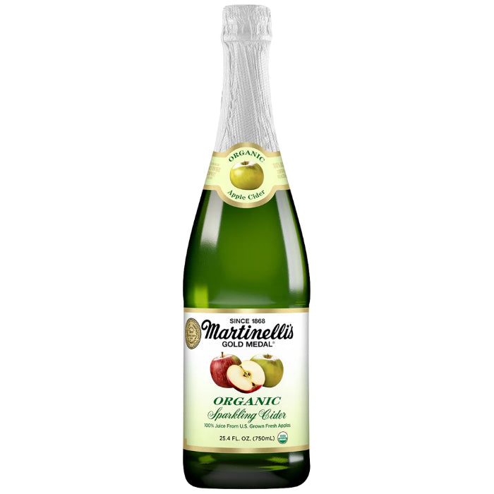 Martinelli’s – Organic Sparkling Cider Juice, 25.4 fl oz | Pack of 12