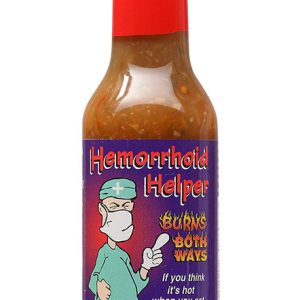 Hemorrhoid Helper Burns Both Ways Hot Sauce, 5oz.