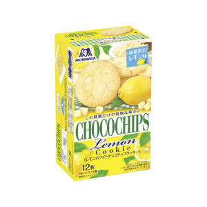 Morinaga, Choco Chips Cookie, Lemon, 12 pcs, in 1 box