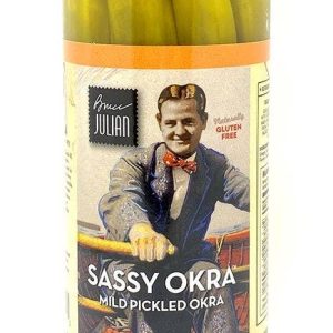 Sassy Pickled Okra – Bruce Julian Heritage Foods – 16 oz Jar