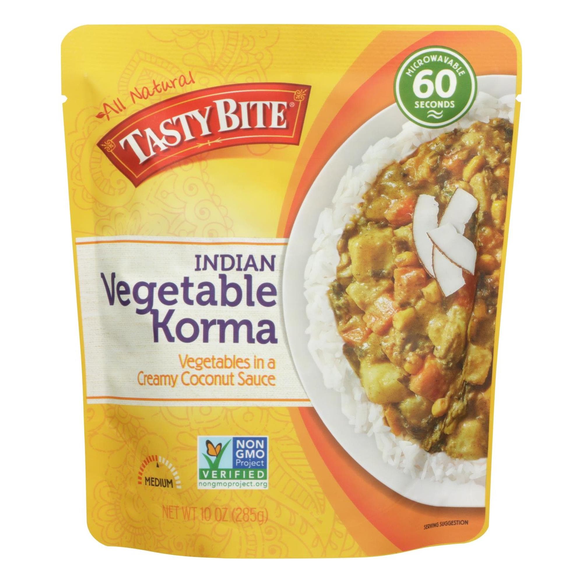 Quick Vegetable Korma Entree | Tasty Bite Recipe