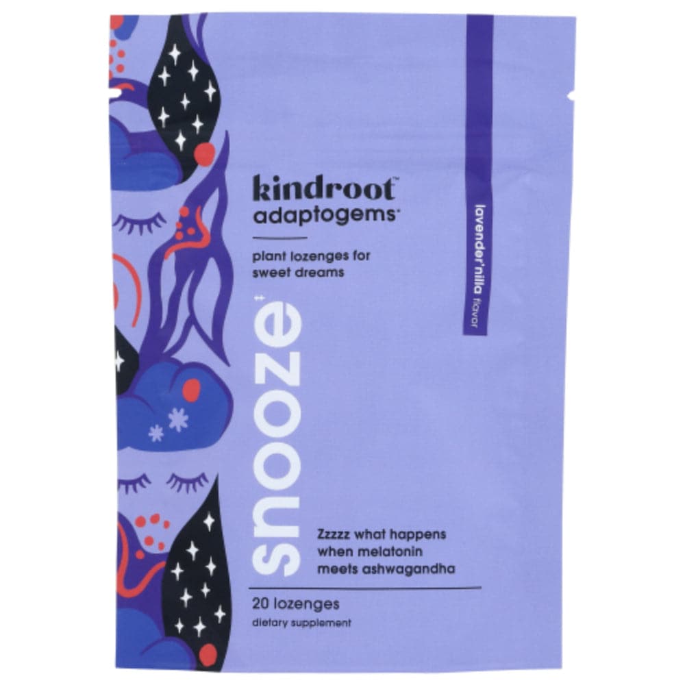 Kindroot – Snooze Sleep Melatonin Lozenges 20ct, 2.6 Oz – (Pack of 6)
