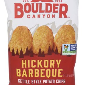 Boulder Canyon – Kettle BBQ Hickory Chips, 5 Oz | Pack of 12