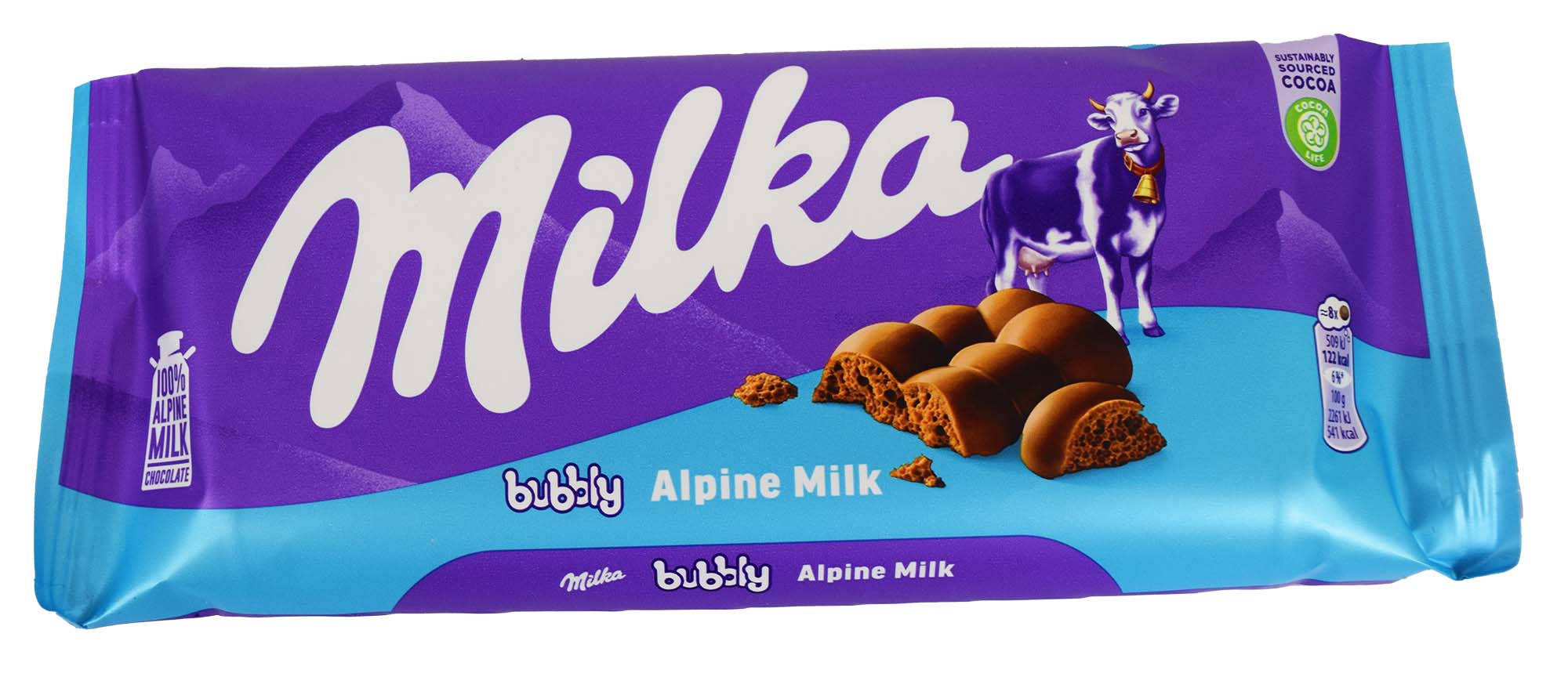 Milka Bubbly Alpine Milk – 100g