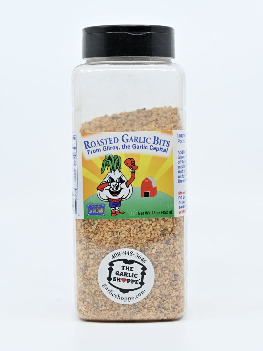 Roasted Garlic Bits Garlic Dude by The Garlic Shoppe NO SALT 16