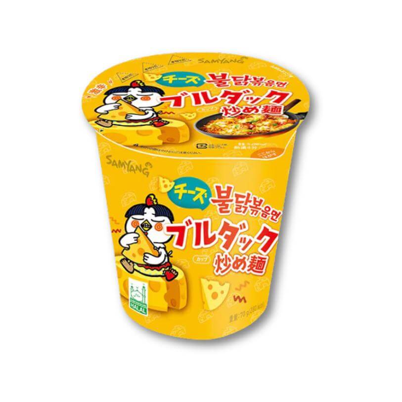 Samyang Buldak Cheese Super Spicy Stir-fried Noodles (Cup)