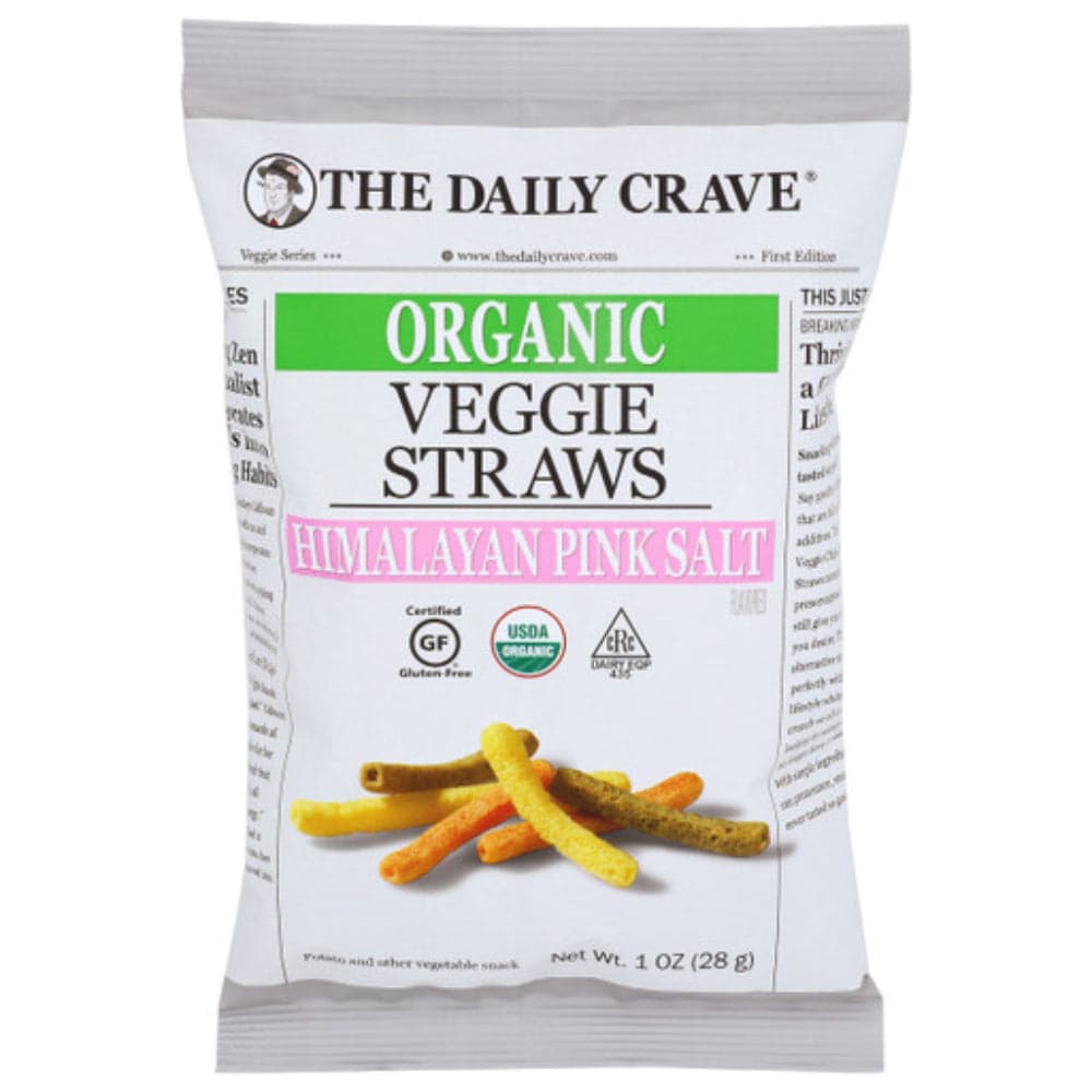 THE DAILY CRAVE – Organic Veggie Straws Himalayan Pink Salt