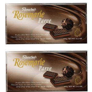 Schmerling’s Rosemarie Parve Swiss Chocolate Bar, 3.5 oz (Pack of 2)