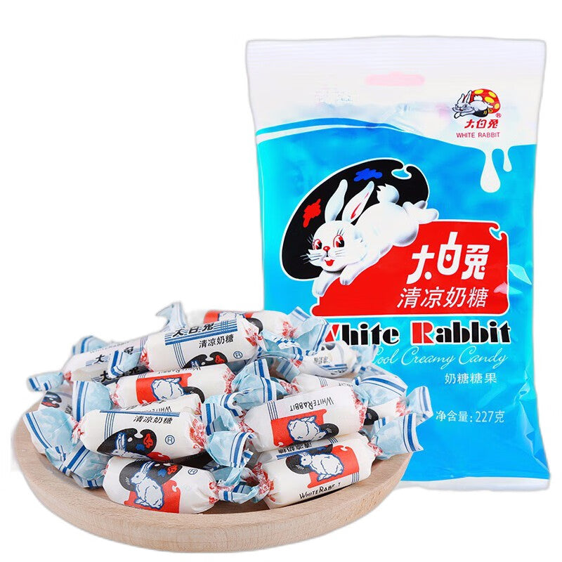 White Rabbit Minty Creamy Candy 227g