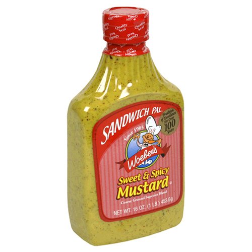 Woeber Mustard Sandwich Pal Sweet & Spicy 16 Oz – Pack Of 6