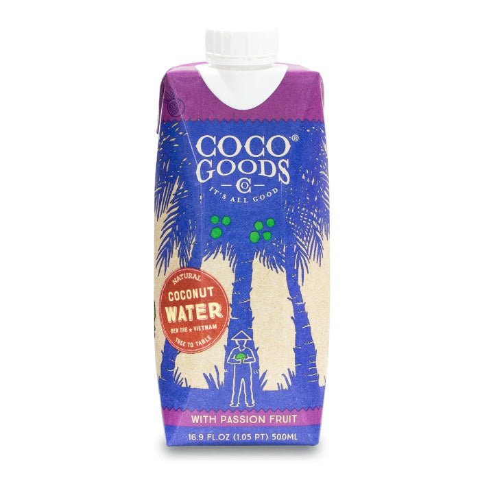 Cocogoods Co – Coconut Water Passion Fruit, 16.9 Floz (Pack Of 12)