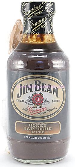 Jim Beam Honey BBQ w/ Brush, 20oz.