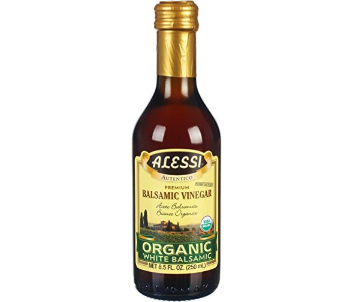 Alessi – Organic White Balsamic Vinegar, 8.5 oz | Pack of 6
