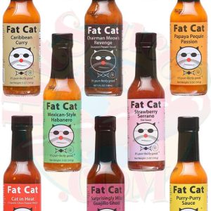 Fat Cat Complete Hot Sauces Gift Set, 8/5oz.