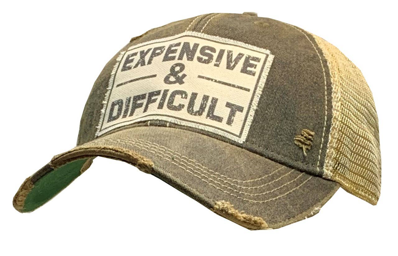 Vintage Life – Expensive & Difficult Trucker Hat Baseball Cap