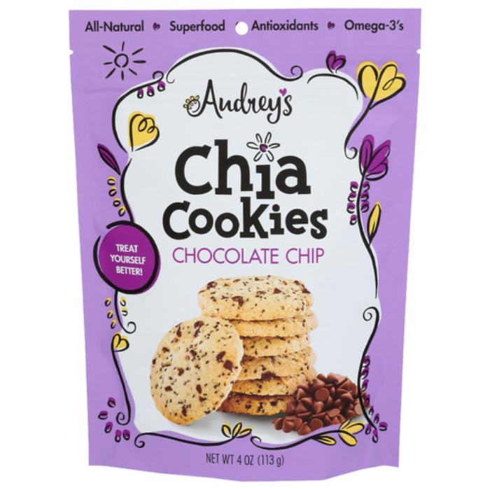 Audrey’s – Cookie Chia Chocolate Chip, 4 Oz – Pack of 6