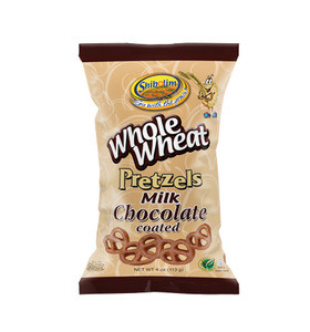 Shibolim Whole Wheat Pretzels Milk Chocolate Coated, 4 oz.