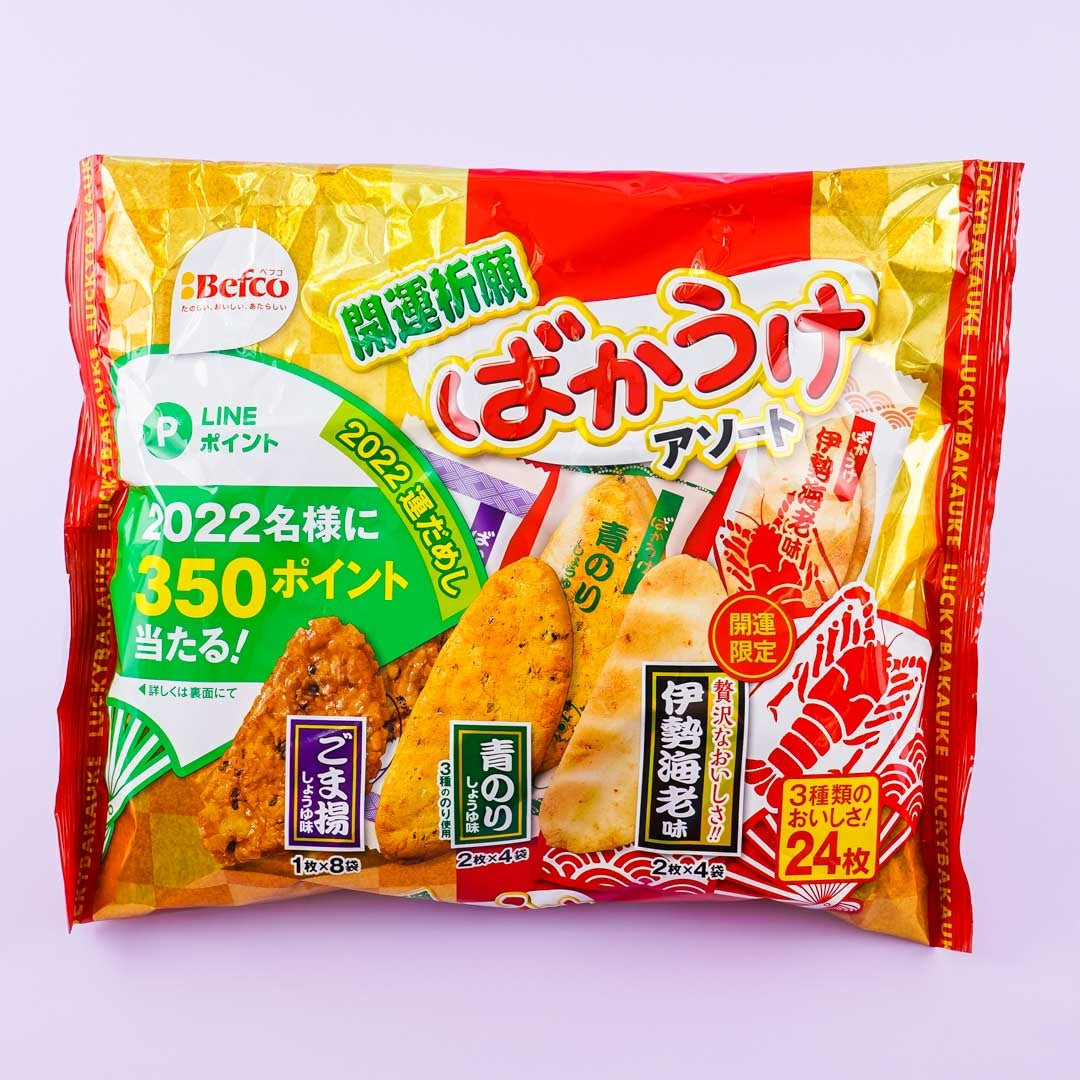Befco Kuriyama 2022 Good Luck Bakauke Rice Crackers – Assorted