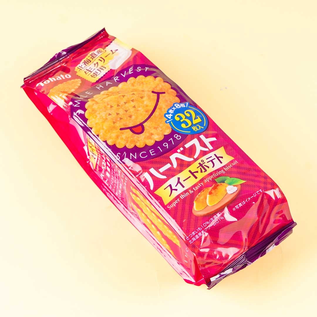 Tohato Smile Harvest Super Thin Biscuit Bag – Sweet Potato