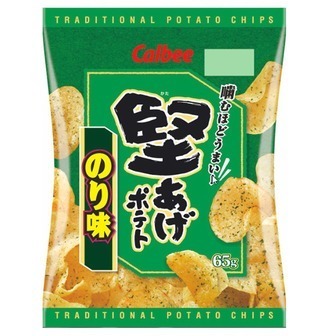 Calbee “Kataage Potato, Nori (seaweed) Flavor”, 65g