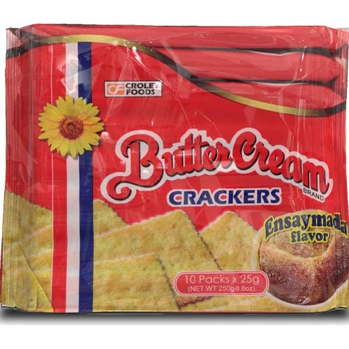 Butter Cream – Ensaymada Flavored Crackers – 10 Pack – 25 G – 8.8 OZ