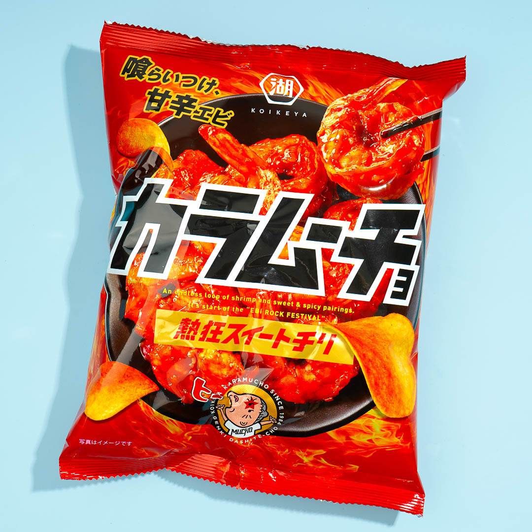 Koikeya Karamucho Potato Chips – Sweet & Spicy Shrimp