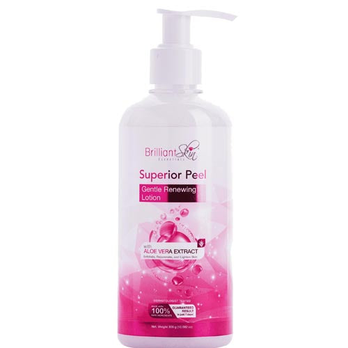 Brilliant Skin Essentials – Superior Peel – Gentle Renewing Lotion with Aloe Vera Extract – 300 G
