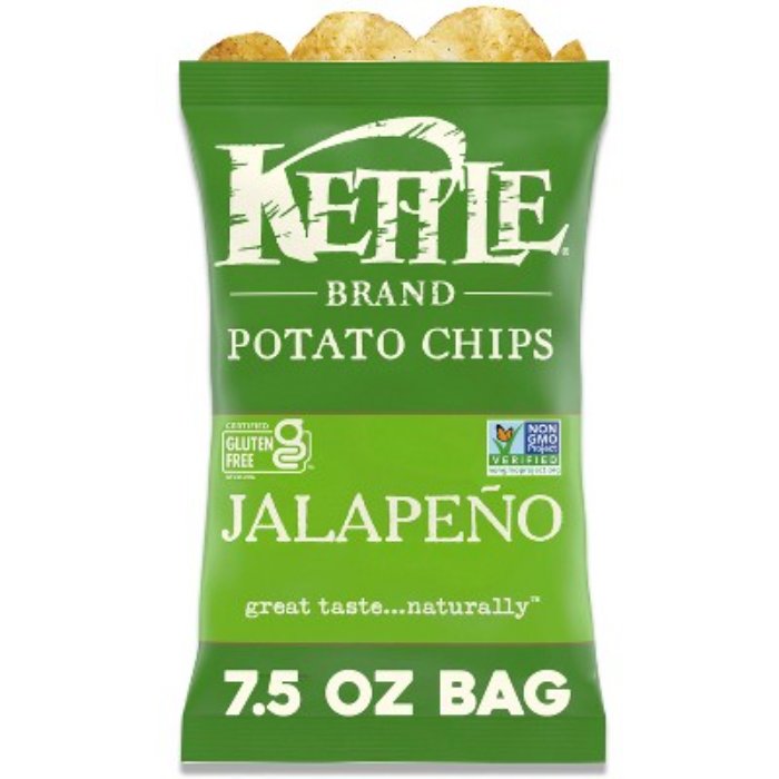 Kettle Foods – Chip Potato Jalapeno 7.5 Oz – Pack Of 12