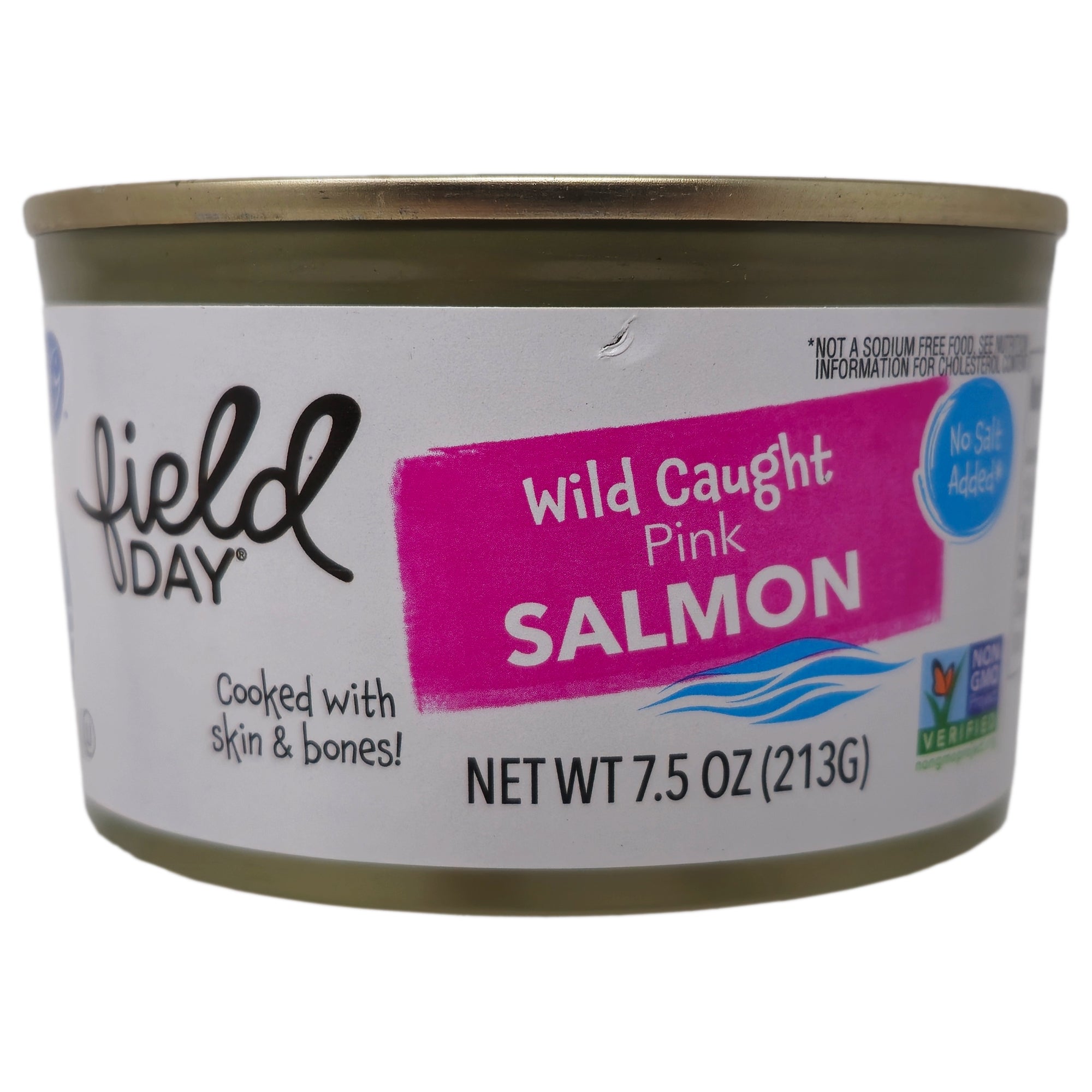 Field Day Pink Salmon No Salt Added – 7.5oz