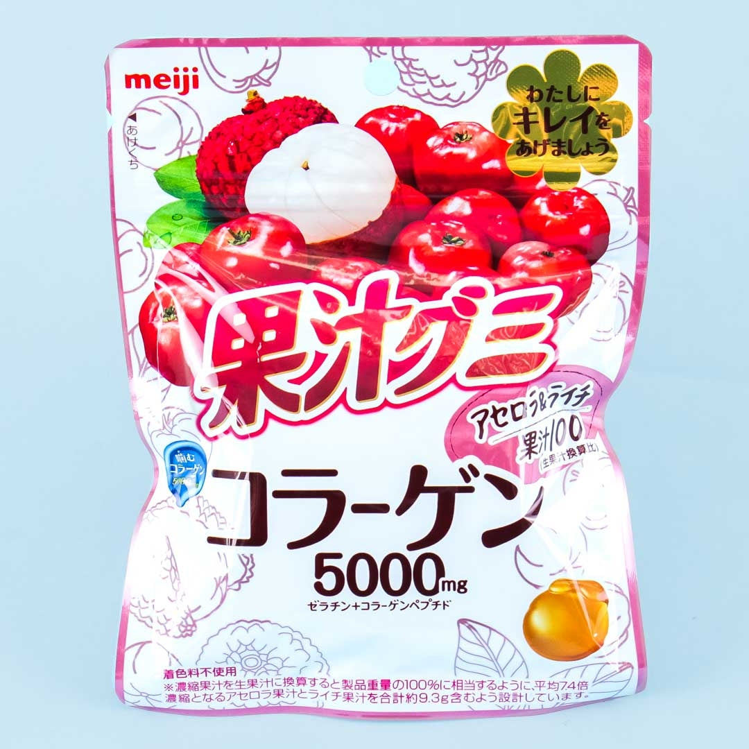 Meiji Kajyu Fruit Gummies – Acerola & Lychee