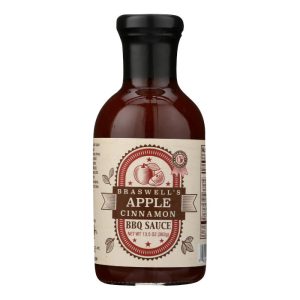 Braswell – Sauce Apple Cinnamon BBQ, 13.5 oz – Pack of 6