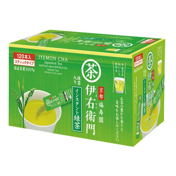 Iyemon Instant Green Tea Mactha Powder 120 Stick – Tokyo Snack Land
