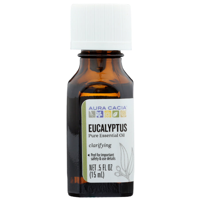 Aura Cacia – Essential Oil Eucalyptus, 0.5 oz (Pack of 1)