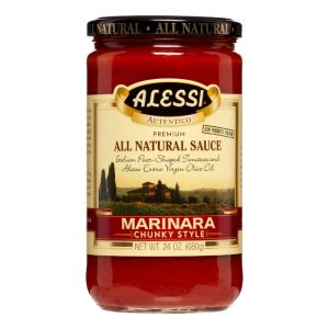 Alessi – Chunky Marinara Sauce, 24 Oz – Pack of 6