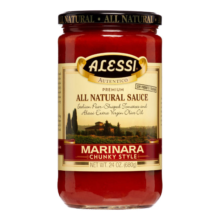 Alessi – Chunky Marinara Sauce, 24 Oz – Pack of 6