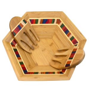 Totally Bamboo – Baltique® Marrakesh Collection Salad Bowl with Salad