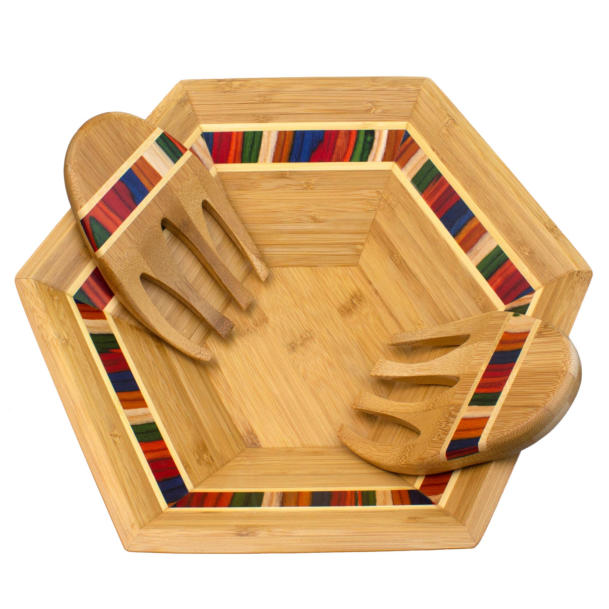 Totally Bamboo – Baltique® Marrakesh Collection Salad Bowl with Salad