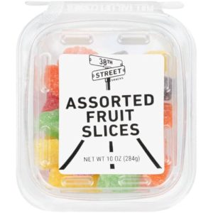 38th Street – Fruit Assorted Slices Tub, 10 Oz – Pack of 12